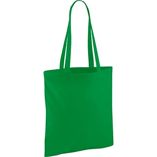 Borsa shopper in cotone Nova - green PMS 355