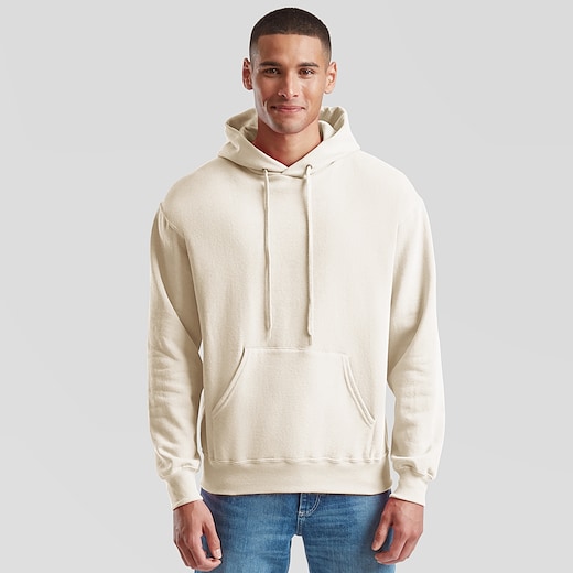 Felpa Fruit of the Loom con zip, cotone/poliestere, regular fit